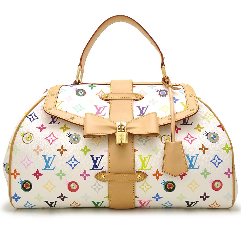Louis Vuitton Multicolor Sac Retro GM Bron White