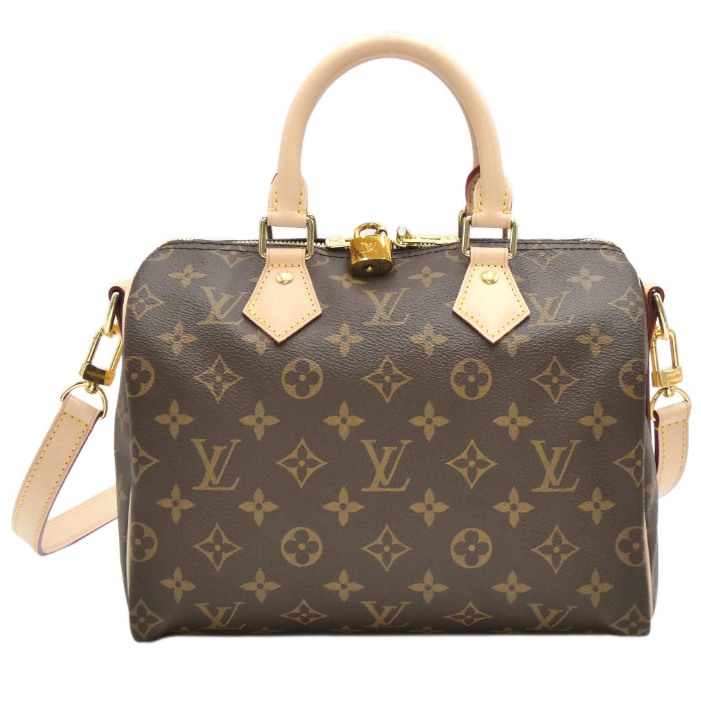 Louis Vuitton Monogram Speedy Bandouliere 25 Brown 2way Handbag