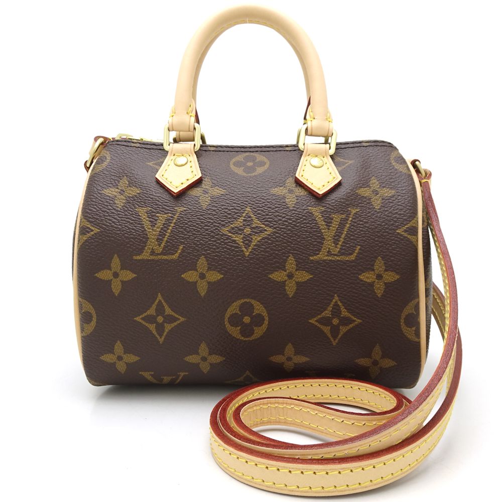 Louis Vuitton monogram Speedy Brown Mini Shoulderbag