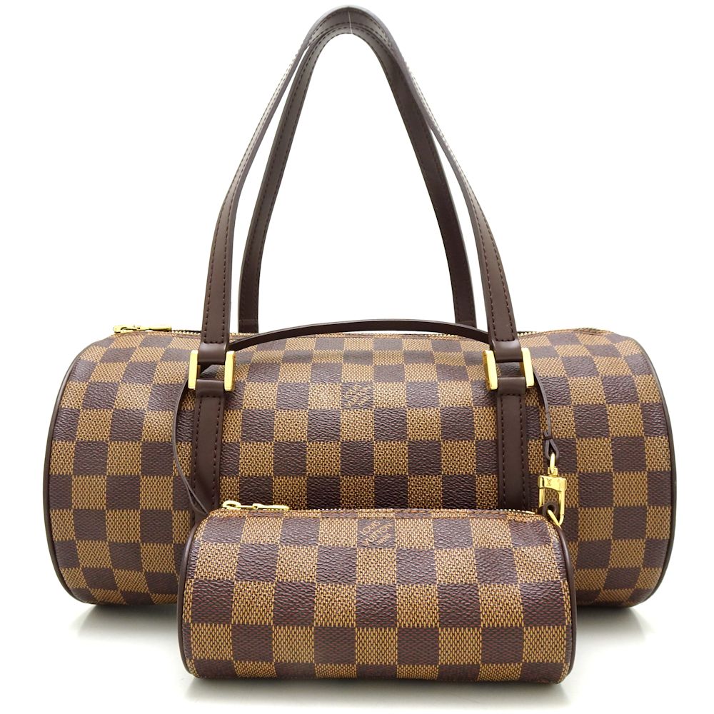 Louis Vuitton Damier Papillon 30 Ebene Handbag Brown