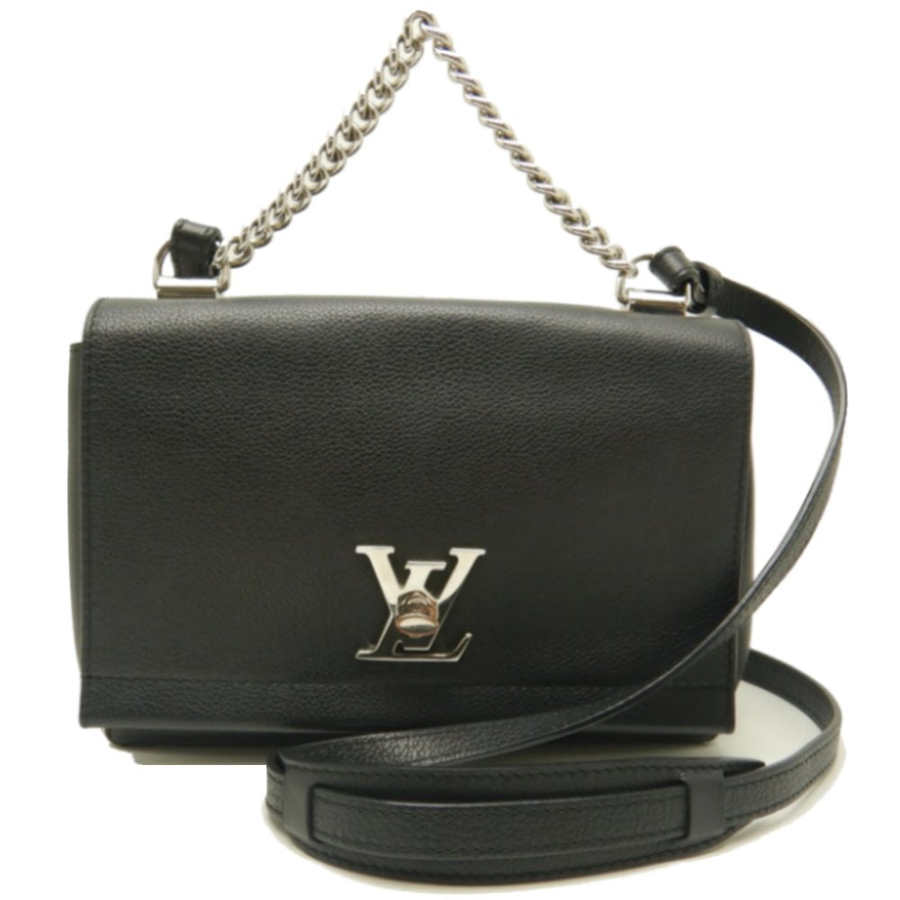 Louis Vuitton Lock Me 2 BB Calf Noir 2WAY Bag