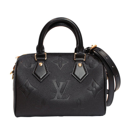 Louis Vuitton Speedy Bandouliere 20 Monogram Implant Monogram Noir