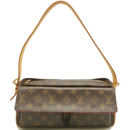 Louis Vuitton  Monogram Viva Cite MM Brown Shoulder Bag