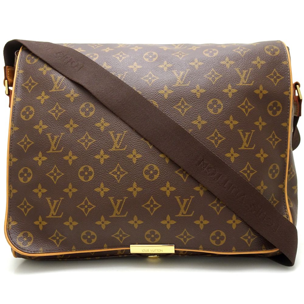 Louis Vuitton Monogram Abbess Brown Messenger Bag Crossbody