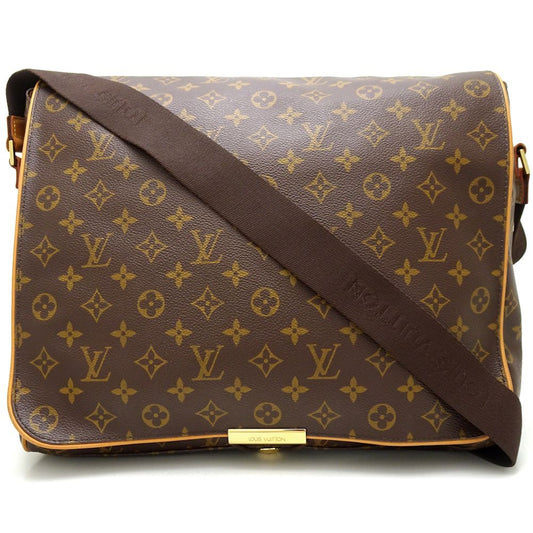 Louis Vuitton Monogram Abbess Brown Messenger Bag Crossbody