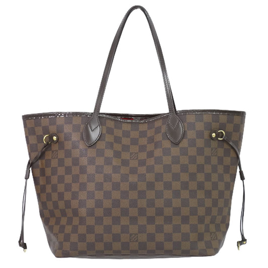 Louis Vuitton Neverfull MM Damier Ebene Tote Bag Shoulder Bag