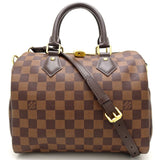 Louis Vuitton Damier Speedy Bandouliere 25 Mini Boston Bag Ebene Brown