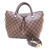 Louis Vuitton Damier Sienna PM Ebene 2WAY Bag Brown