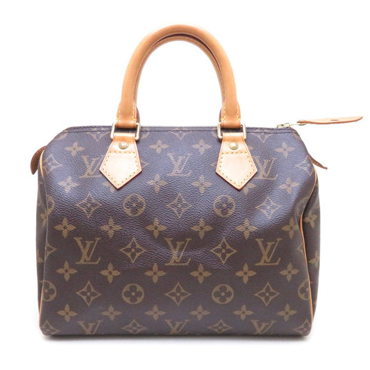 Louis Vuitton Monogram Speedy 25 Brown Boston Bag