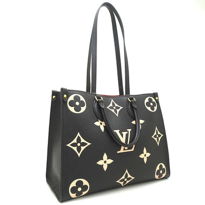 Louis Vuitton Amplant On The Go MM Black Beige 2WAY Bag