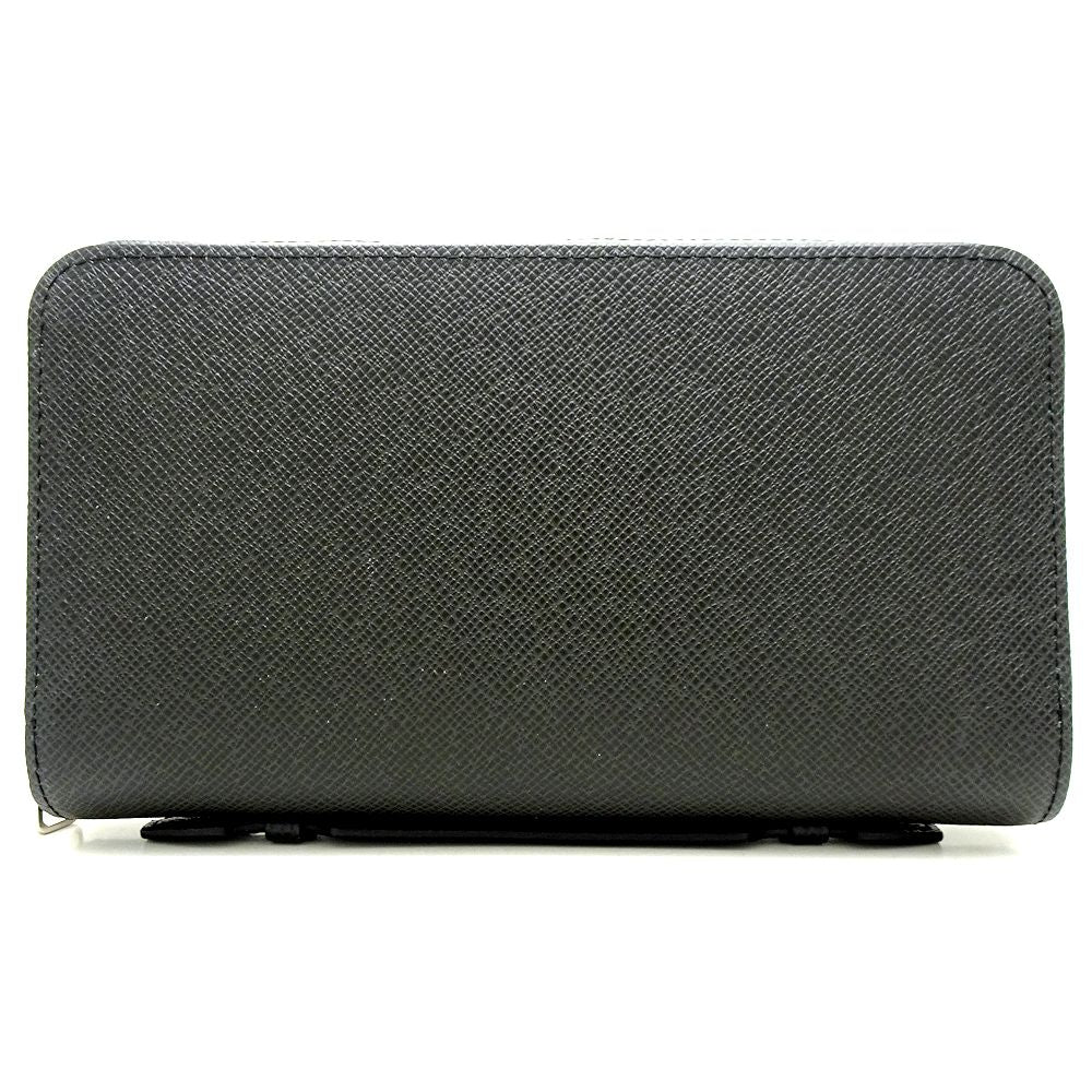 Louis Vuitton Taiga Zippy XL Long Wallet Clutch Travel Case Black