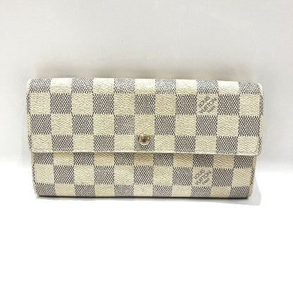 Louis Vuitton Damier Azur Portefeuille Sarah Long Wallet