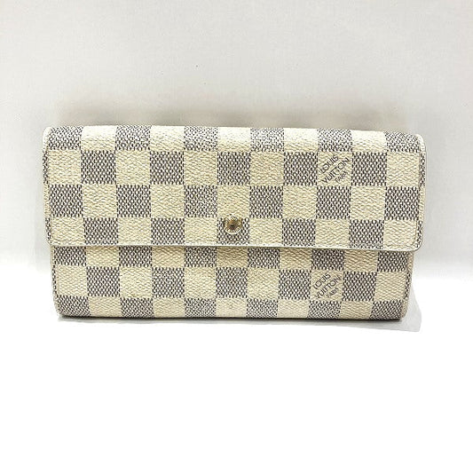 Louis Vuitton Damier Azur Portefeuille Sarah Long Wallet