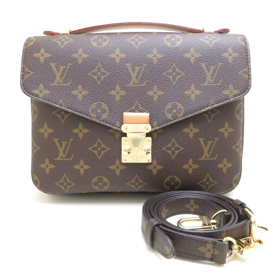 Louis Vuitton Pochette Metis MM Crossbody Shoulder Bag Monogram Brown