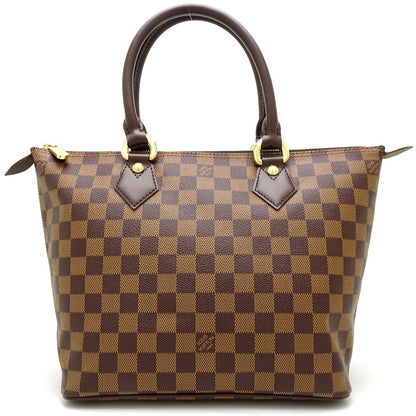 Louis Vuitton Damier Saleya PM Ebene Tote Bag Brown