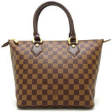 Louis Vuitton Damier Saleya PM Ebene Tote Bag Brown