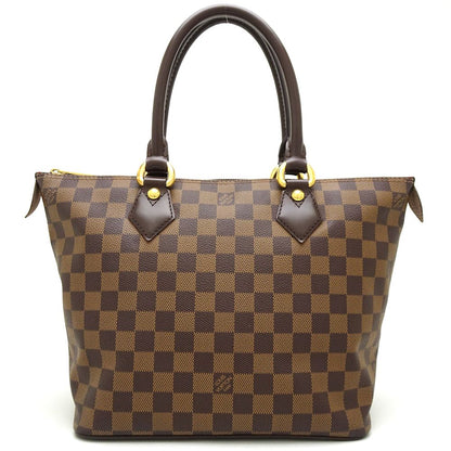 Louis Vuitton Damier Saleya PM Ebene Tote Bag Brown