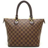 Louis Vuitton Damier Saleya PM Ebene Tote Bag Brown
