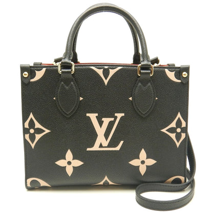 Louis Vuitton Amplant On The Go PM Black Beige 2WAY Bag
