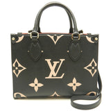 Louis Vuitton Amplant On The Go PM Black Beige 2WAY Bag