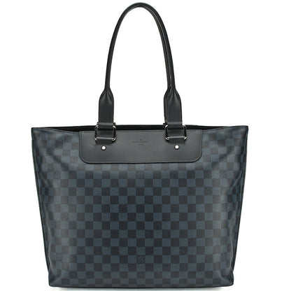 Louis Vuitton Damier Cobalt Cover Voyage Leather Tote Bag