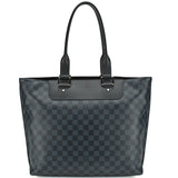 Louis Vuitton Damier Cobalt Cover Voyage Leather Tote Bag