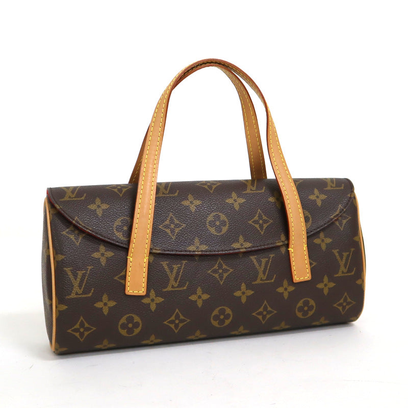Louis Vuitton Sonatine Handbag Monogram Brown