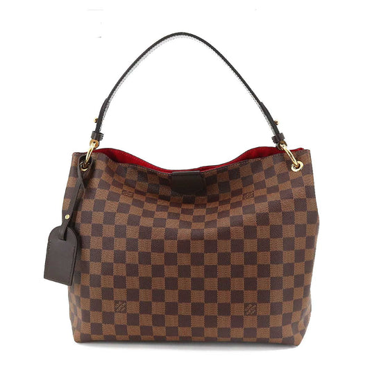Louis Vuitton Damier Graceful PM Shoulder Bag Ebene