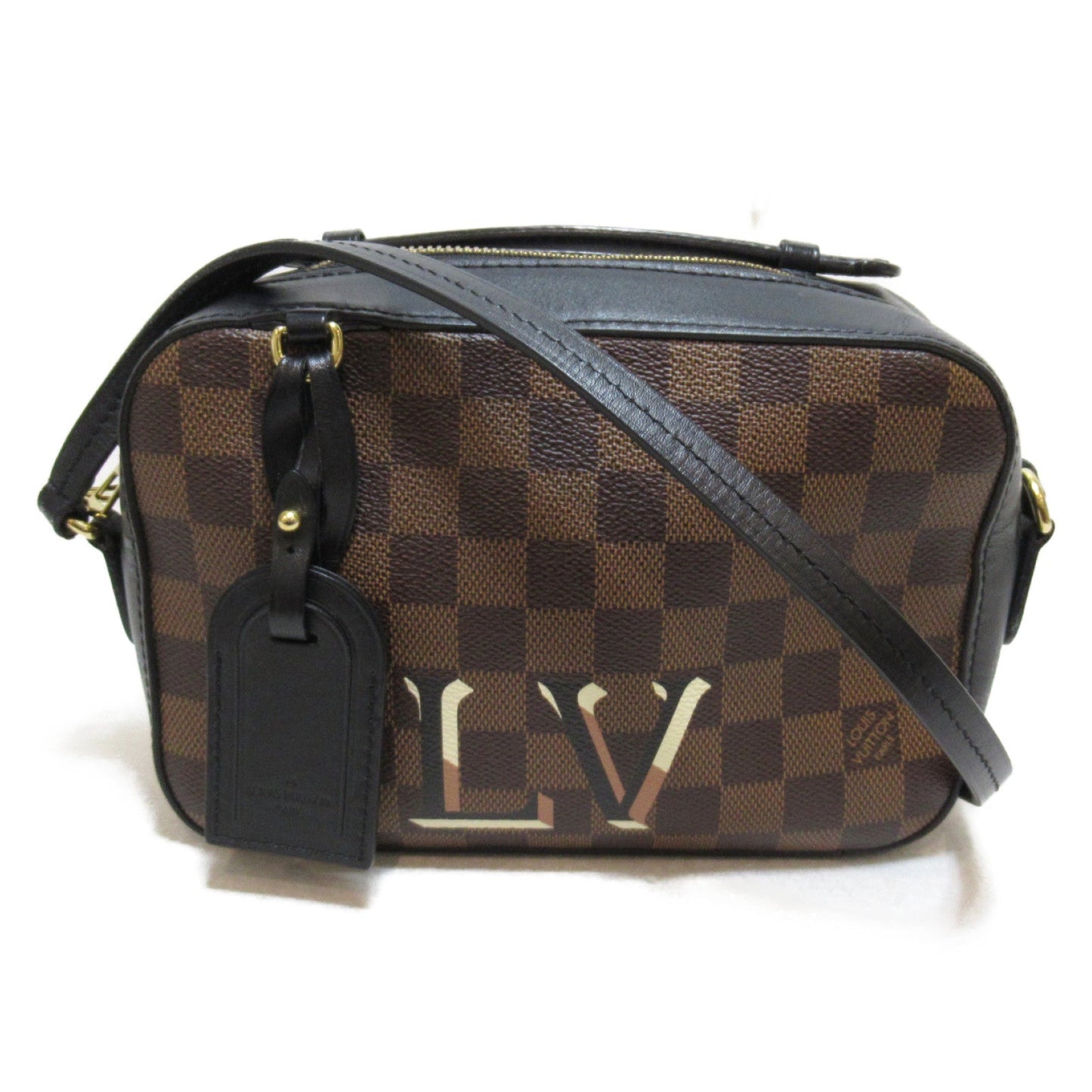 Louis Vuitton Santa Monica 2way Shoulder Bag PVC Coated Canvas Damier