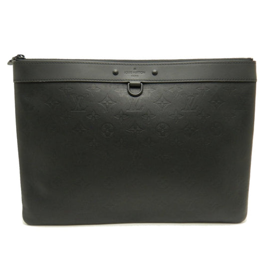 Louis Vuitton Clutch Document Monogram Black