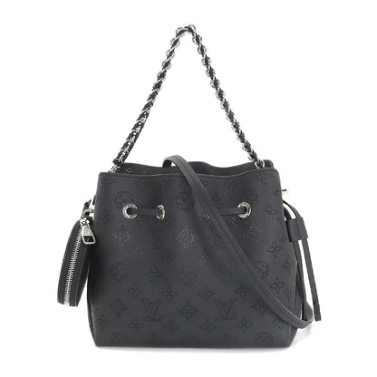 Louis Vuitton Mahina Bella 2 Way Shoulder Hand Bag Leather Noir