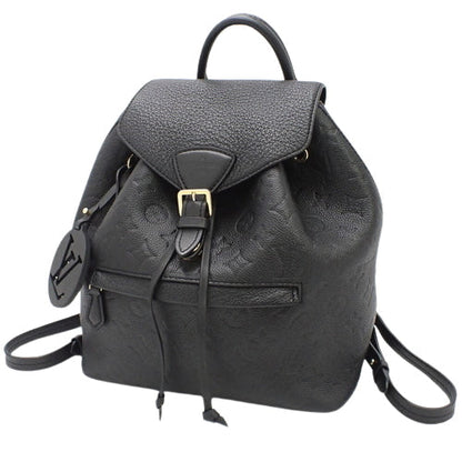 Louis Vuitton Monogram Implant Montsouris PM Rucksack Backpack Noir Black