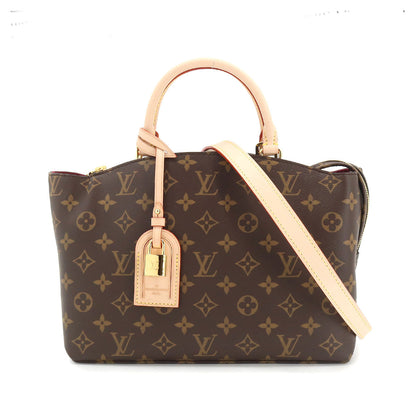 Louis Vuitton Monogram Petit Palais PM 2way Hand Shoulder Bag Brown