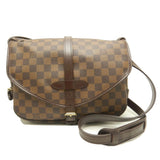 Louis Vuitton Damier Saumur 30 Ebene Shoulder Bag Brown