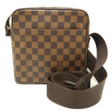 Louis Vuitton Damier Olaf PM Ebene Shoulder Bag Brown