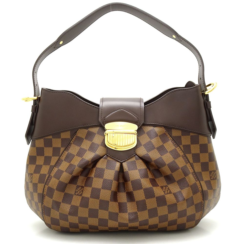 Louis Vuitton Damier Sistina MM Shoulder Bag Ebene