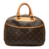 Louis Vuitton Monogram Trouville Handbag Brown