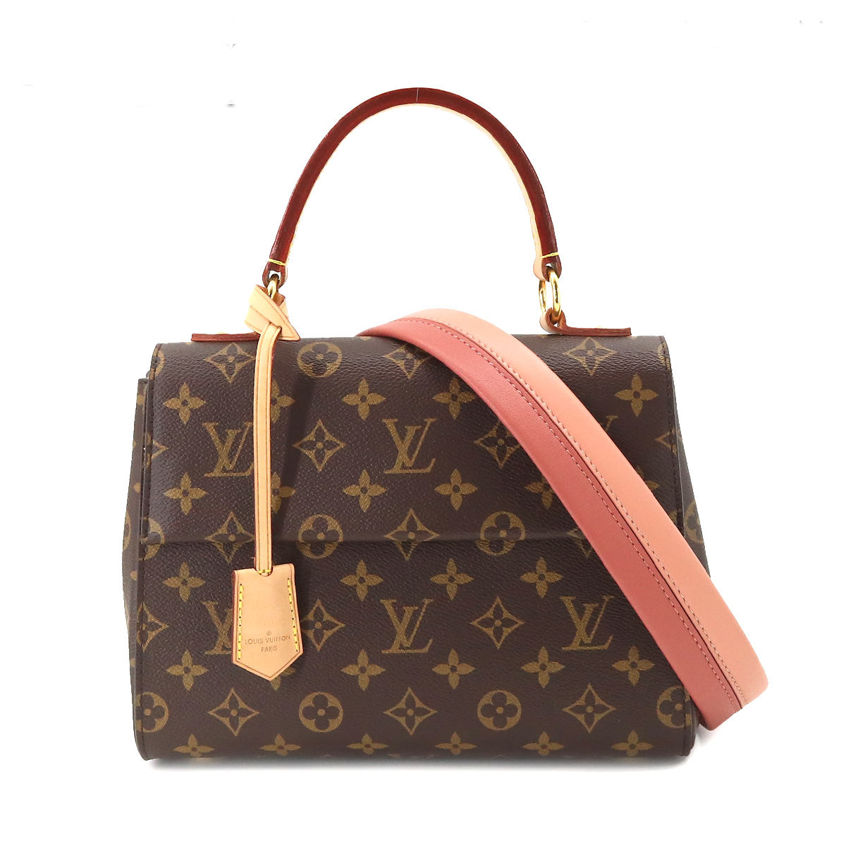 Louis Vuitton Monogram Cluny BB 2 Way Hand Shoulder Bag Vieux Rose