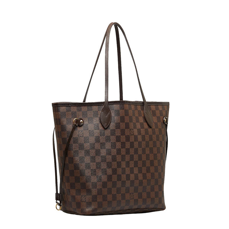 Louis Vuitton Damier Neverfull MM Shoulder Bag Tote Bag Brown