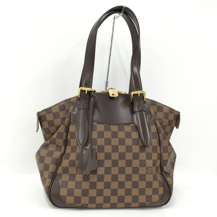 Louis Vuitton Verona MM Handbag Damier Ebene Brown