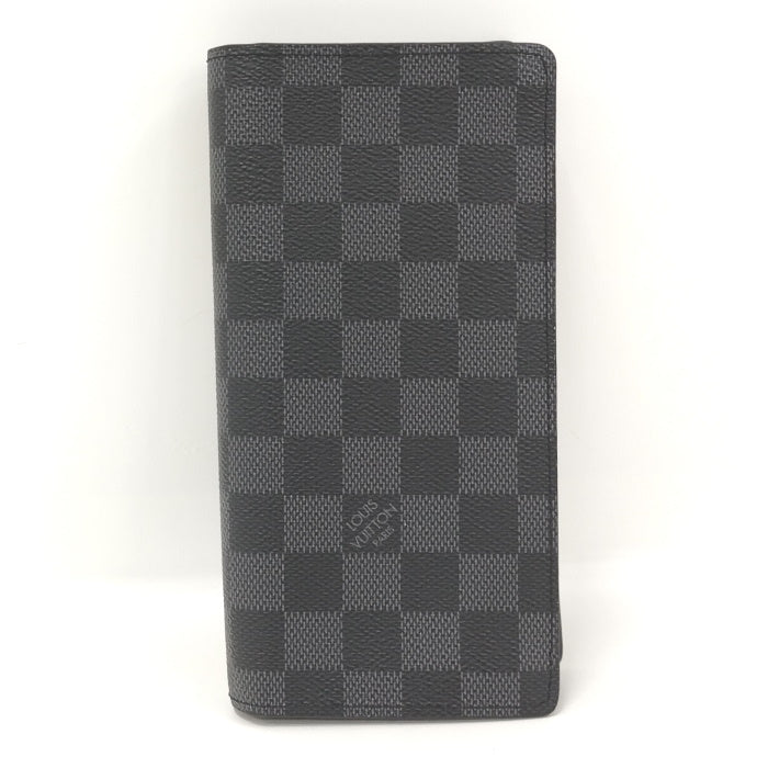 Louis Vuitton Portefeuille  Bifold Long Wallet Damier Graphite