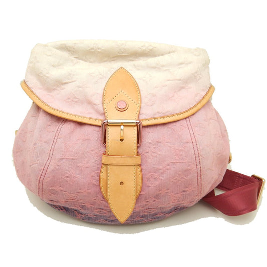 Louis Vuitton  Sunshine Monogram Denim Shoulder Bag Rose