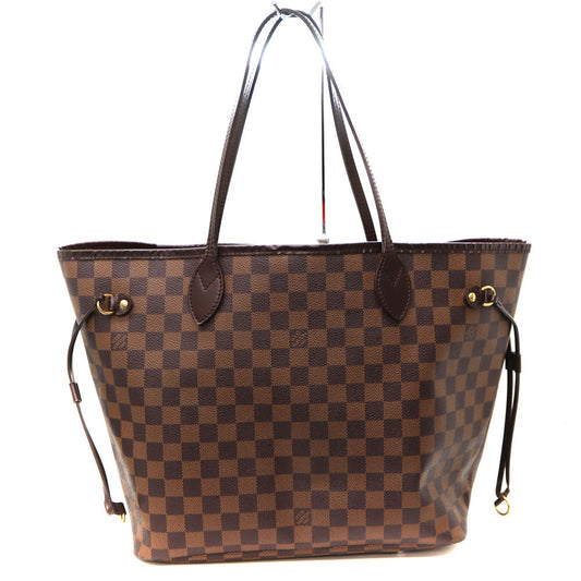 Louis Vuitton Neverfull MM Tote Bag Damier Canvas Ebene