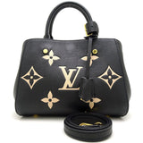 Louis Vuitton Montaigne BB 2Way Bag Bicolor Amplant Black Beige
