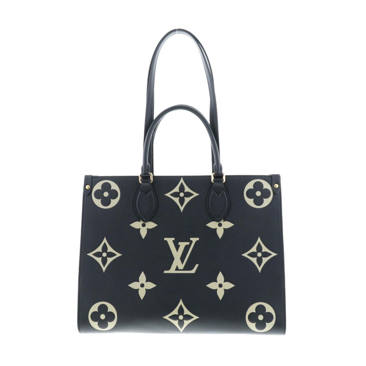 Louis Vuitton  OnTheGo MM Amplant Noir Shoulder Monogram Black