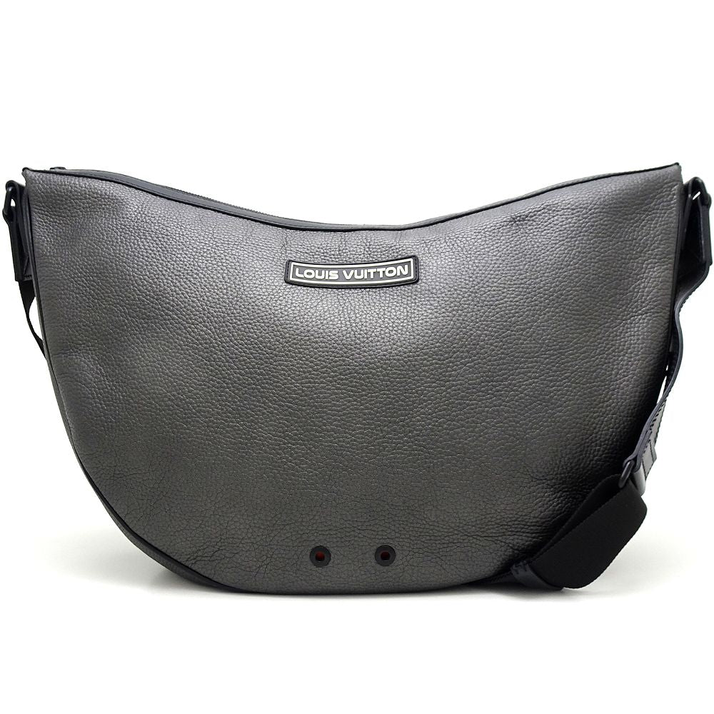Louis Vuitton Crossbody Shoulder Bag Dark Silver Black