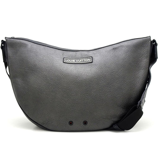 Louis Vuitton Crossbody Shoulder Bag Dark Silver Black