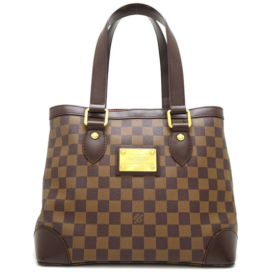 Louis Vuitton Damier Hampstead PM Tote Bag Ebene Brown