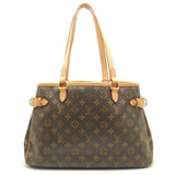 Louis Vuitton Monogram Batignolle Horizontal  Tote Bag Brown