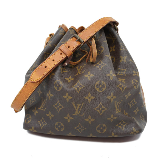 Louis Vuitton Shoulder Bag Monogram Petite Noe Back